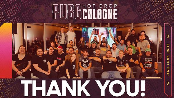 PUBG: HOT DROP Cologne – Thank you thumbnail